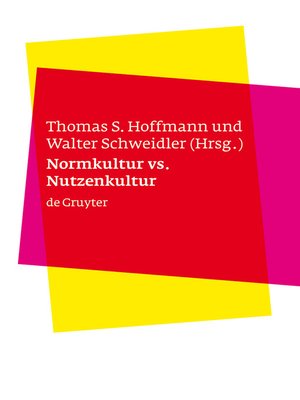 cover image of Normkultur versus Nutzenkultur